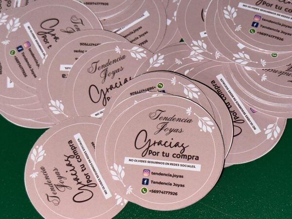 Stickers personalizados 100 unidades - Imagen 3